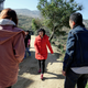 Wang Quanming’s mother Nong Xiurong greets Zhao Yuqing when she arrived in Wang’s hometown.